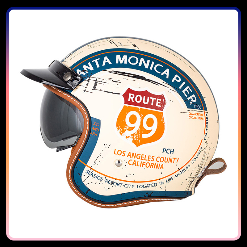 Four Seasons Open Face Motorcy - đánh giá và giá Motorcycle Gear Vintage