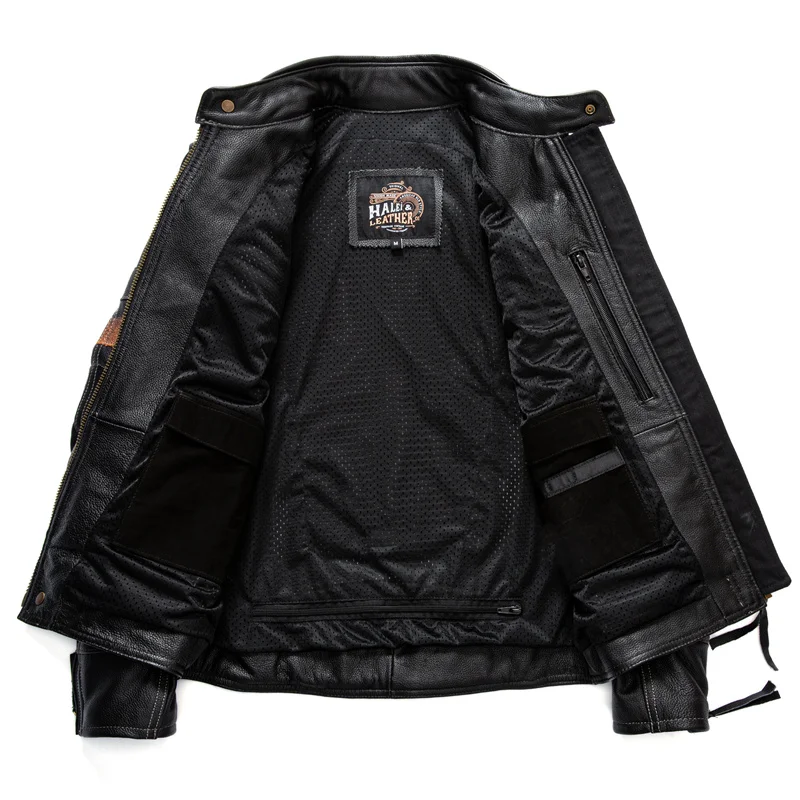 2023 Vintage Men's Black Leath - đánh giá và giá Riding Jacket Leather