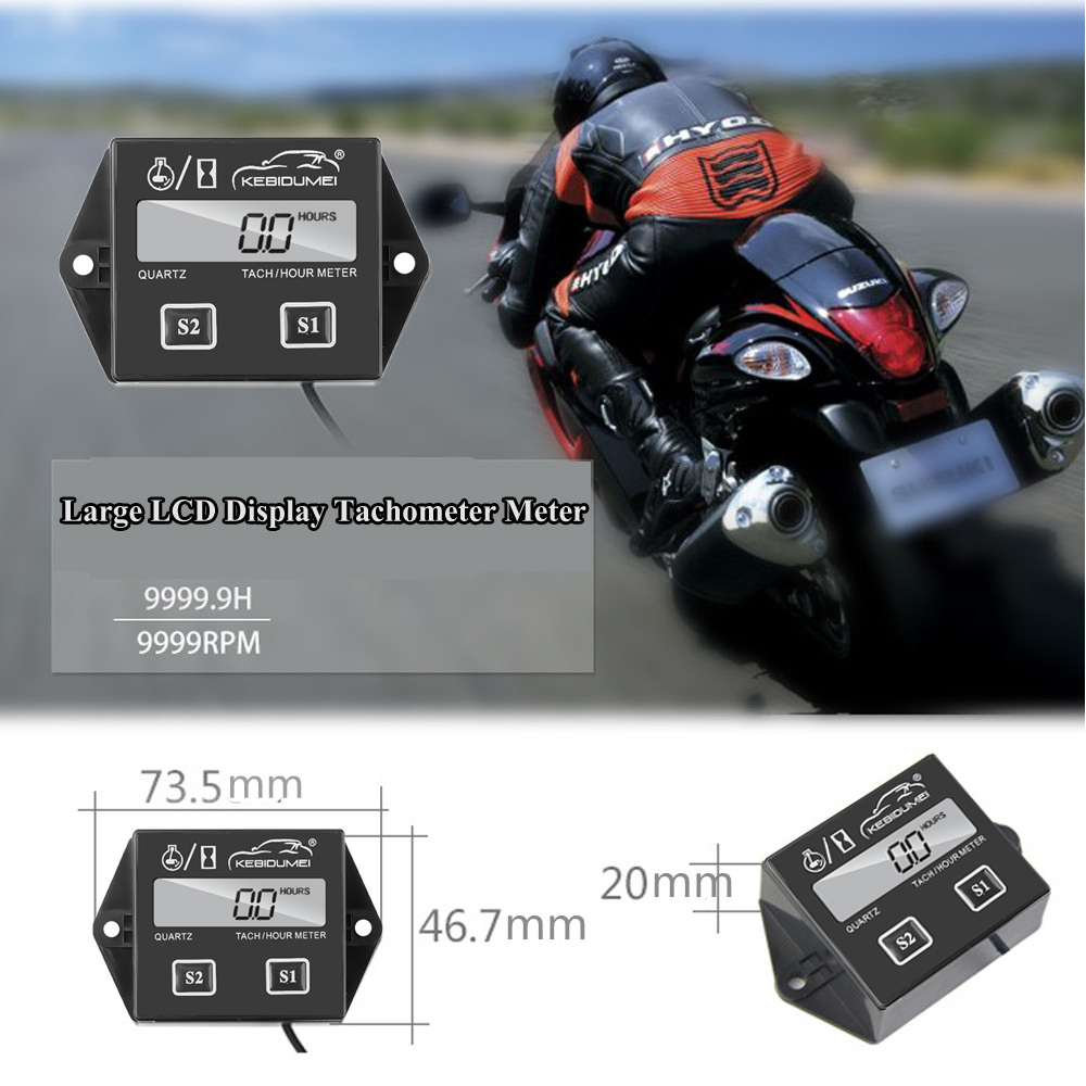 LCD Digital Tach Hour Meter Ta - đánh giá và giá Gear Indicator Display