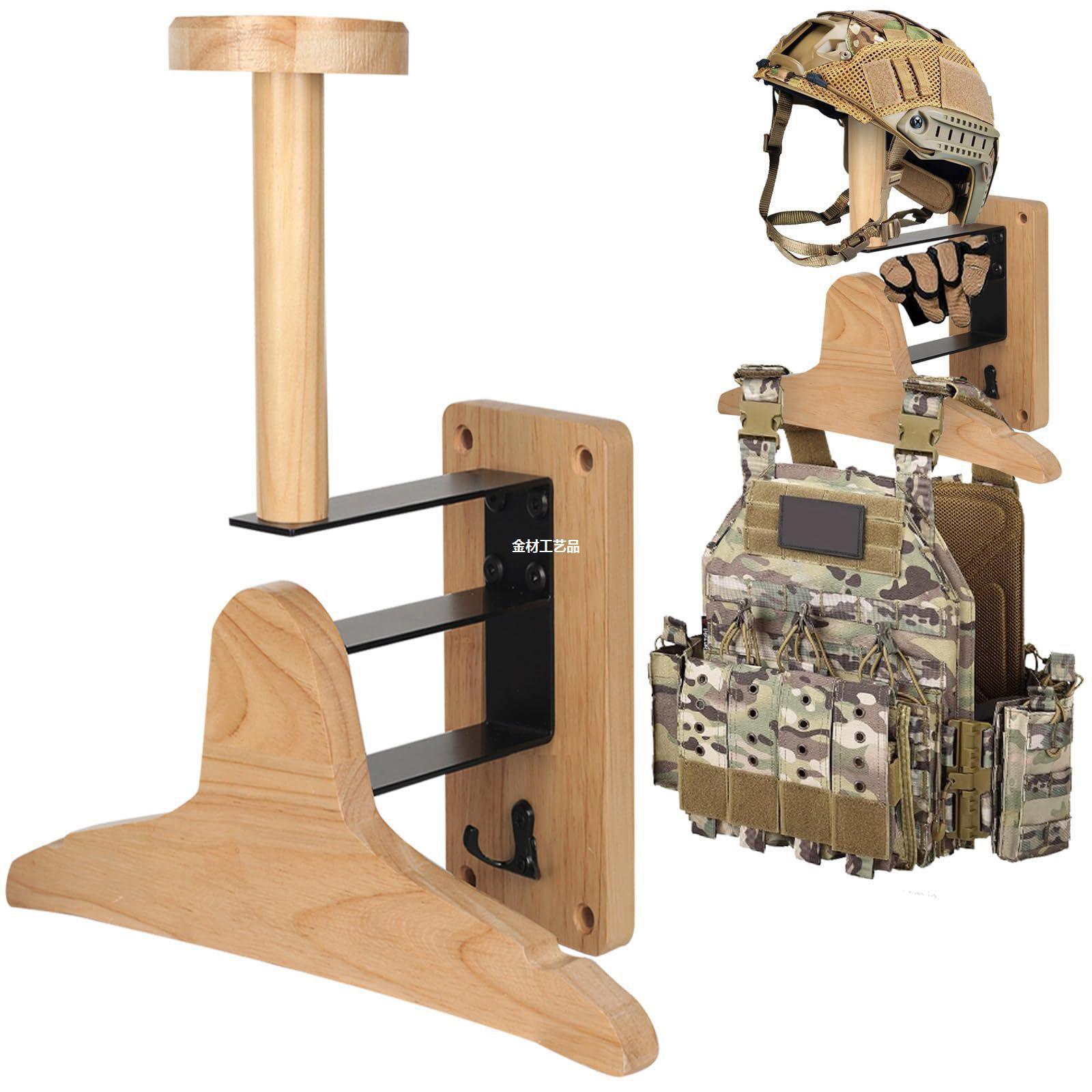 Wall‑Mount Wooden Outdoor Stor - đánh giá và giá Motorcycle Gear Display Rack