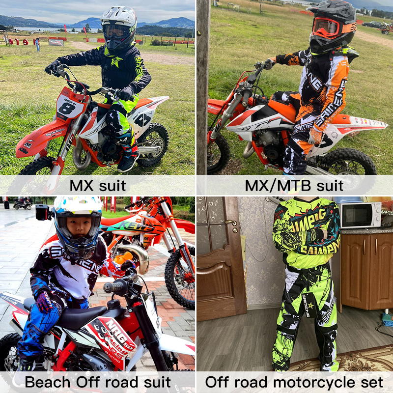 Motocross Gear Set for Kids 20 - đánh giá và giá Motorcycle Gear For Kids