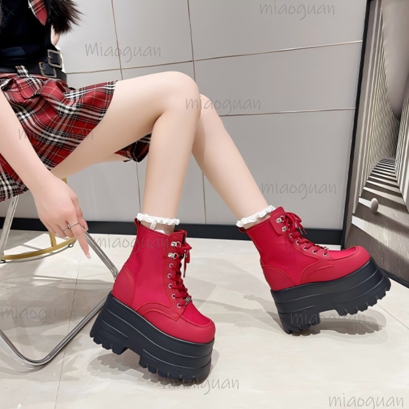 Super High Platform Ankle Boot - đánh giá và giá Motorcycle Gear Pants