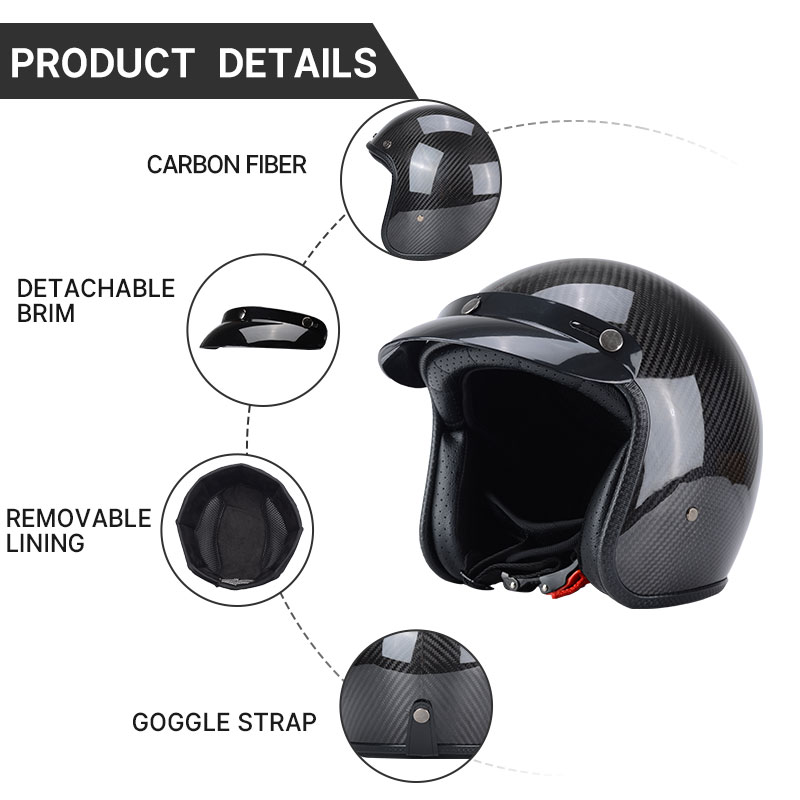 Super Lightweight Carbon Fiber - đánh giá và giá Motorcycle Gear Vintage