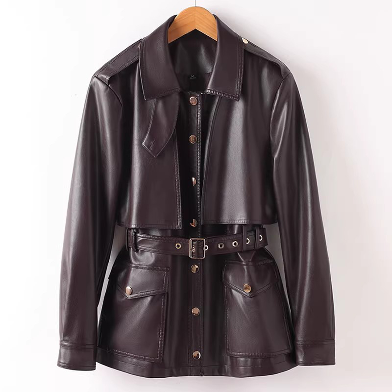New Women Split Leather Motor  - đánh giá và giá Riding Jacket Leather