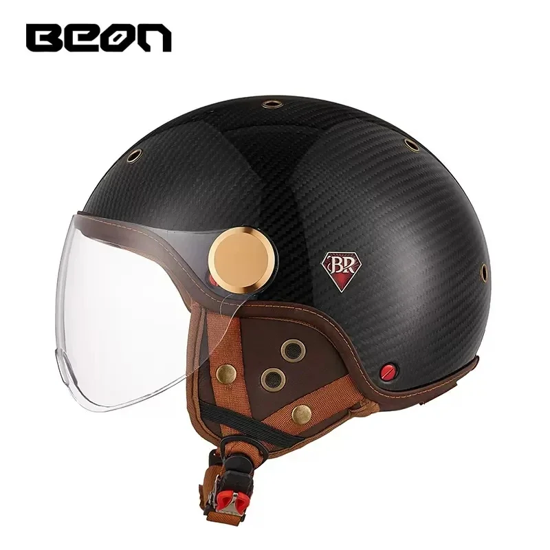 BEON BR13 Retro Open Face Half - đánh giá và giá Motorcycle Gear Vintage