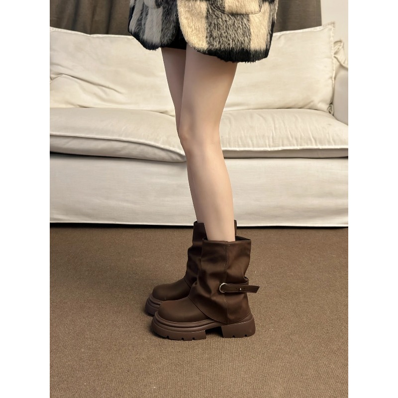 Women's Thick Bottom Boots Bri - đánh giá và giá Motorcycle Gear Pants
