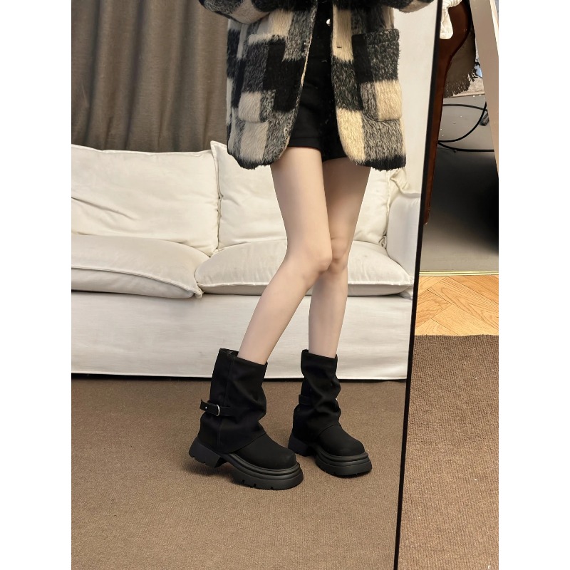 Women's Thick Bottom Boots Bri - đánh giá và giá Motorcycle Gear Pants