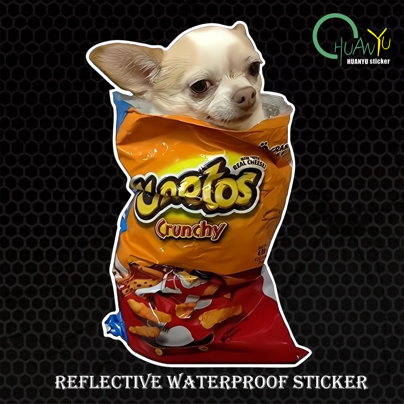 Cute puppy reflective sticker  - đánh giá và giá Motorcycle Gear Equipment