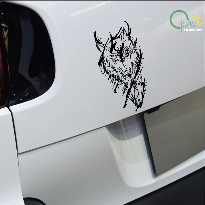 Dark magic wolf car decals car - đánh giá và giá Motorcycle Gear Equipment