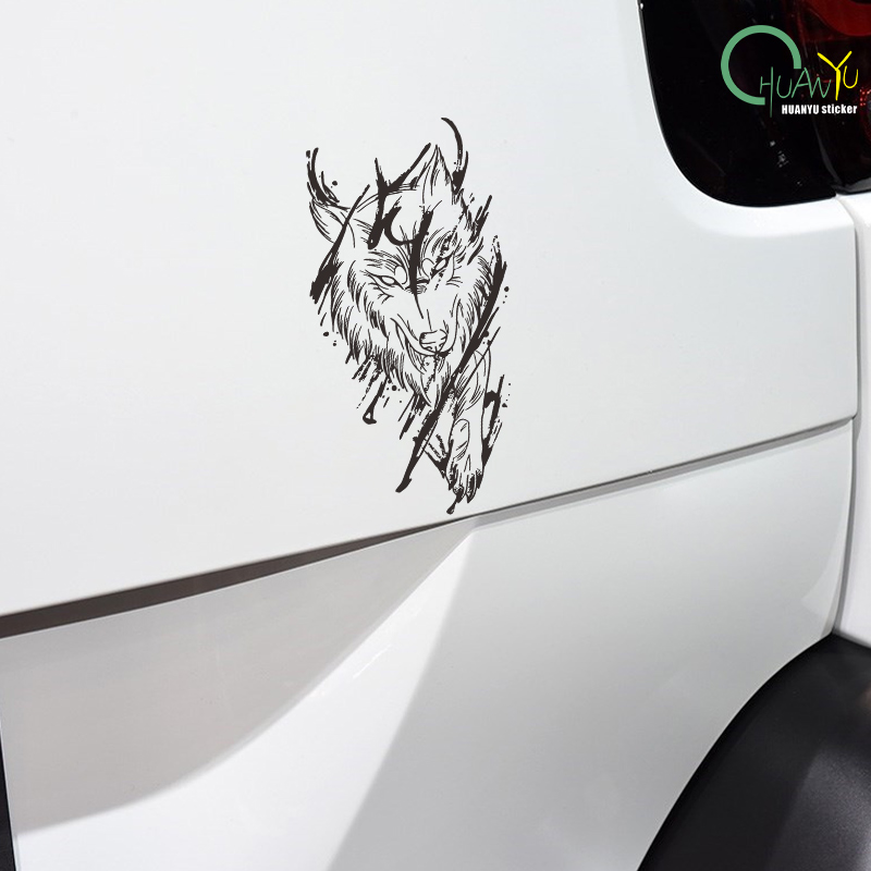 Dark magic wolf car decals car - đánh giá và giá Motorcycle Gear Equipment