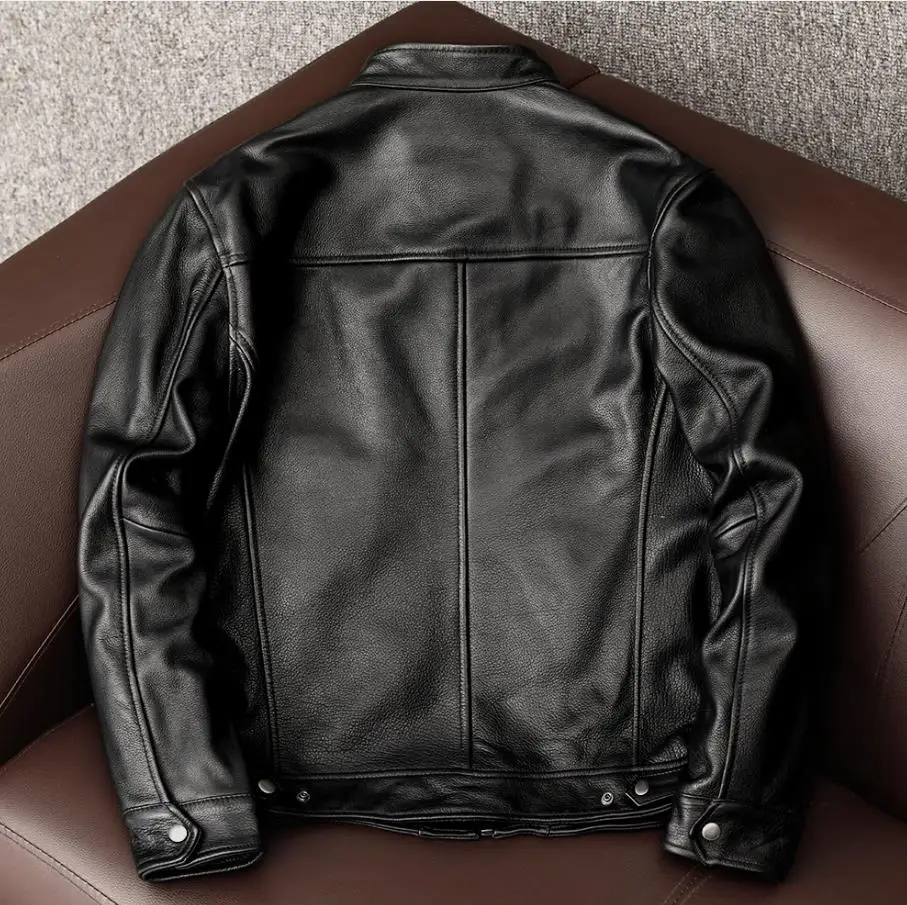 Wholesales.100% real cowhide C - đánh giá và giá Riding Jacket Leather